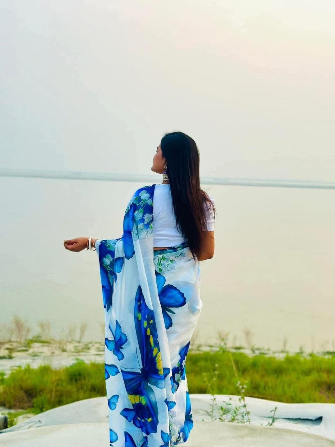 Chanderi silk sharee ছবি 3