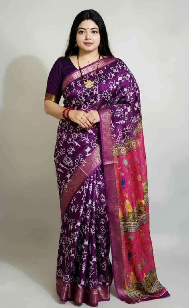 Kaftan Silk Sharee ছবি 11