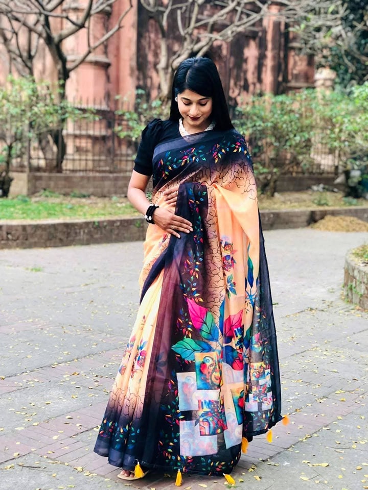 Chanderi silk sharee
