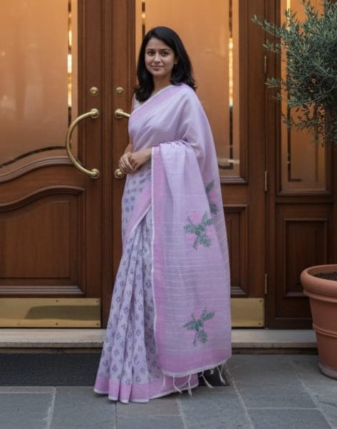 Half Silk Sharee