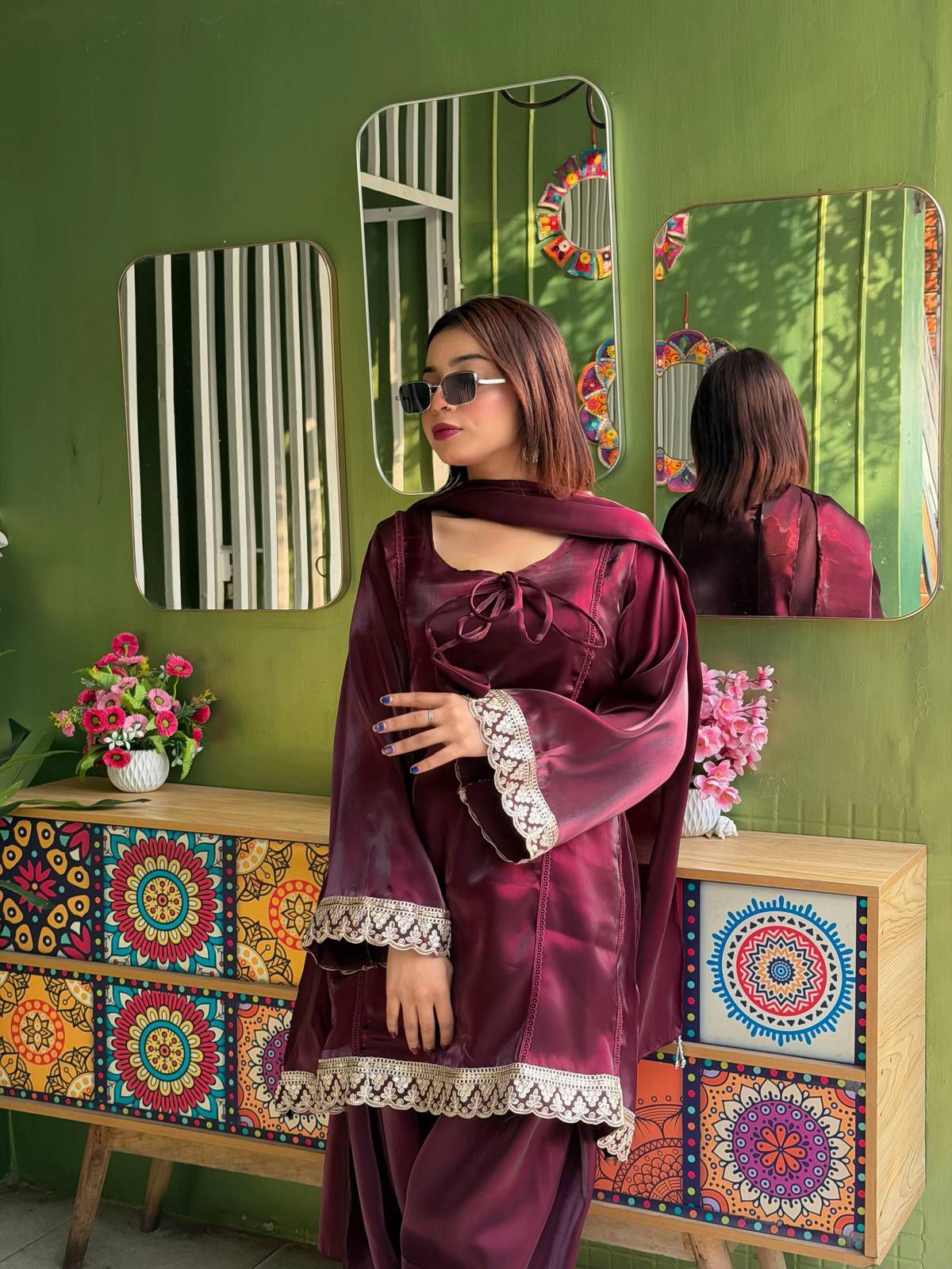 Samusilk Three Piece Gown