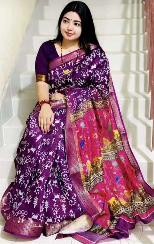 Kaftan Silk Sharee ছবি 9