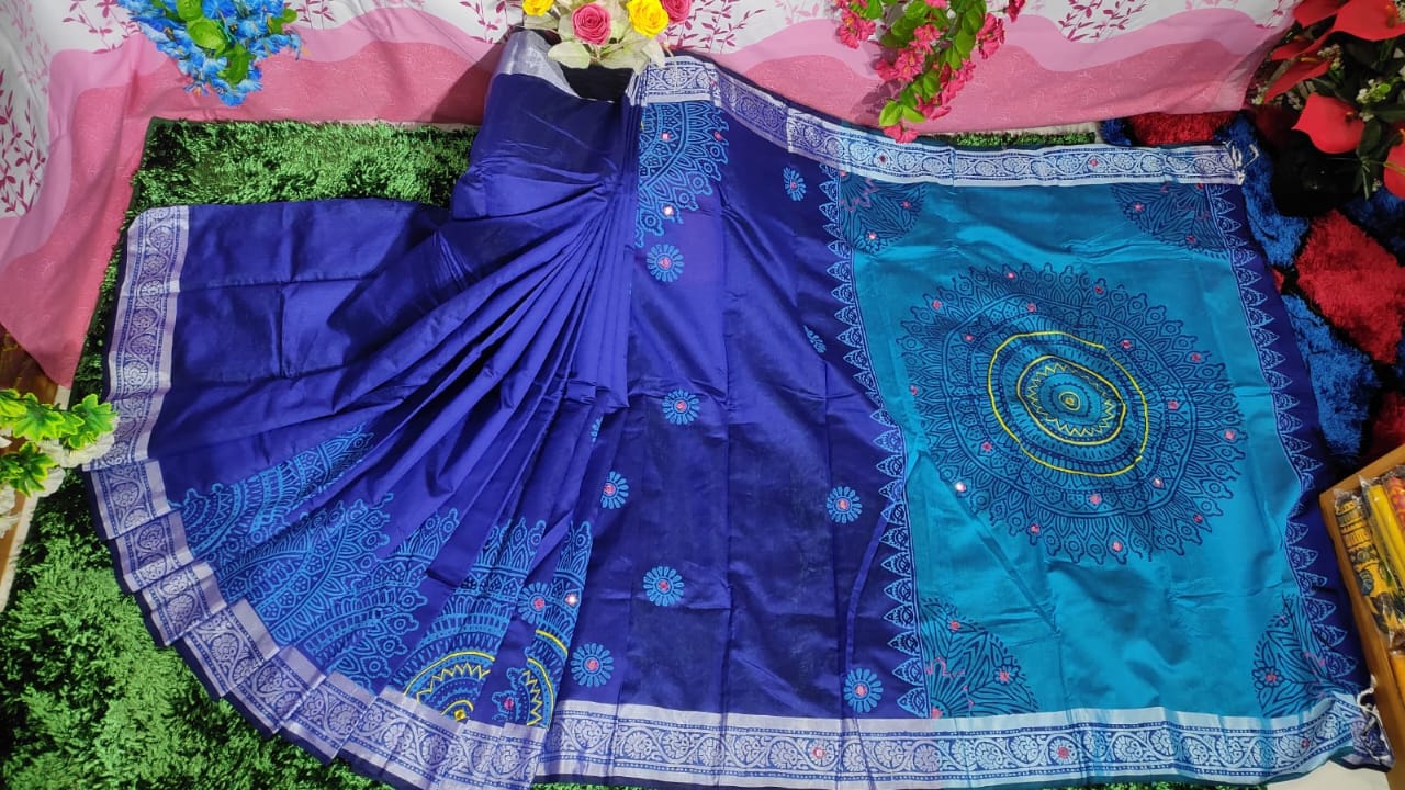 এমব্রয়ডাড়ী ধুপিয়ানসিল্ক শাড়ী ছবি 14