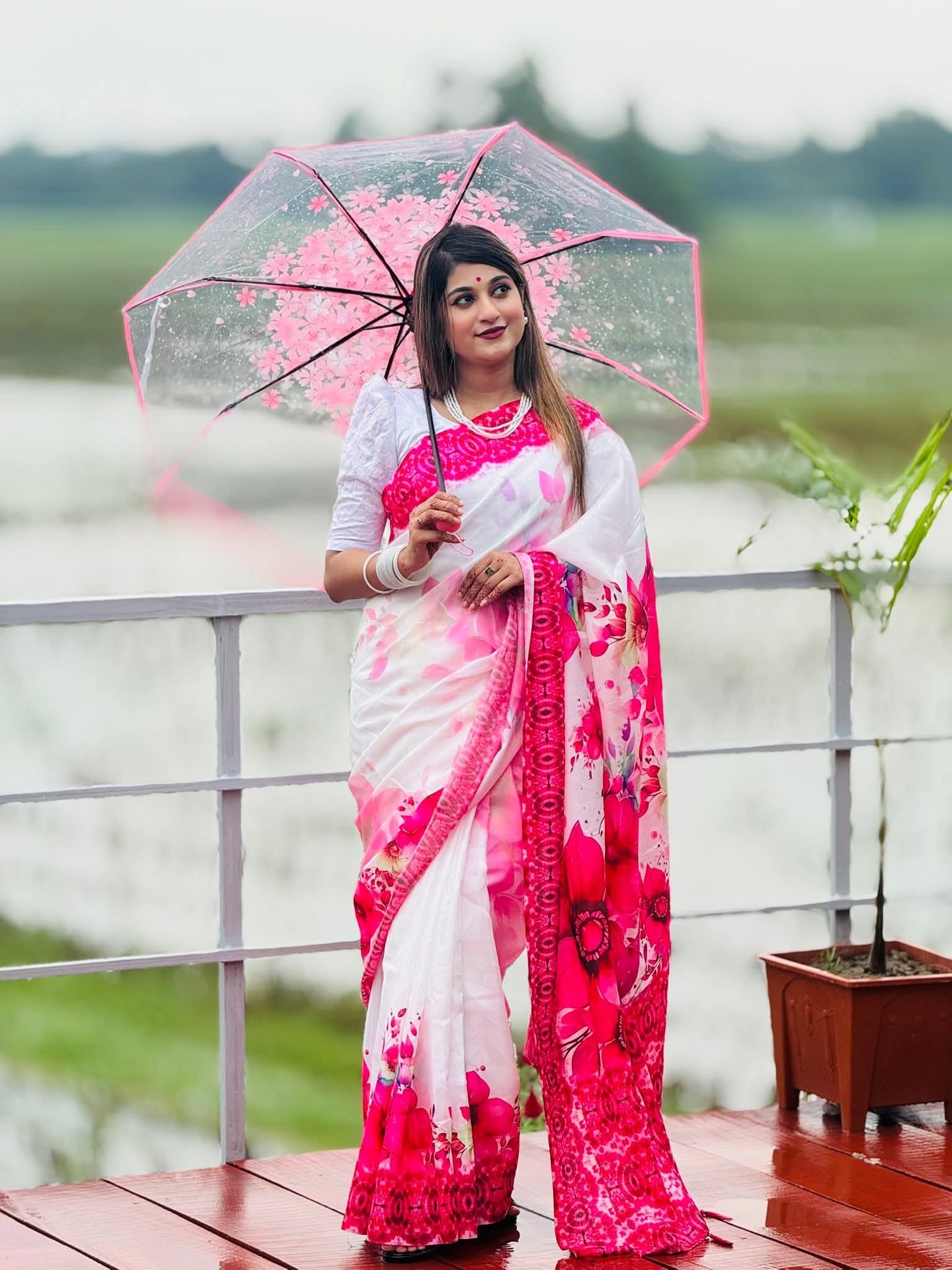 Chanderi silk sharee ছবি 4