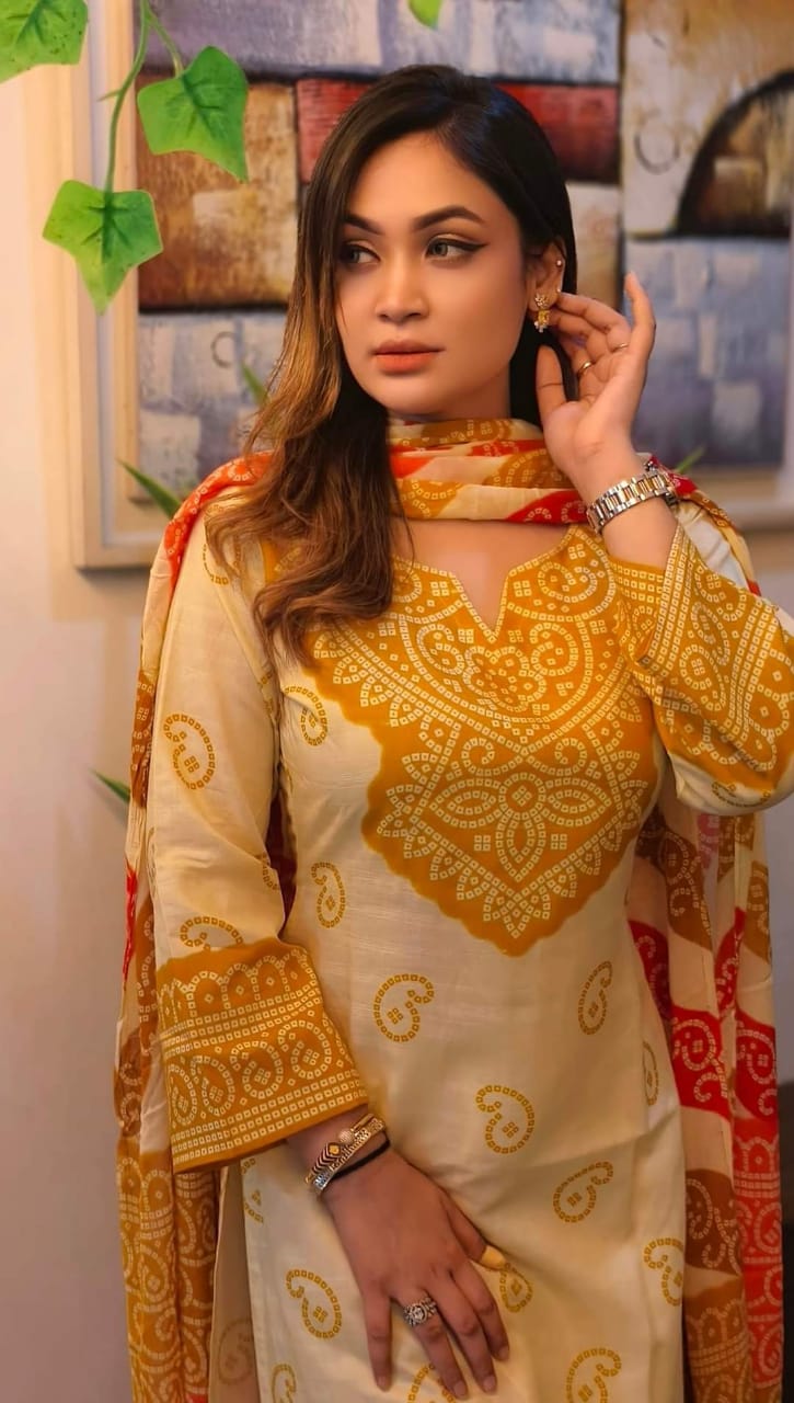 লিলেন থ্রি পিস
