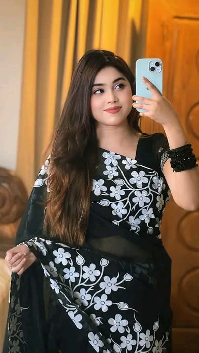 Half silk block print sharee ছবি 2