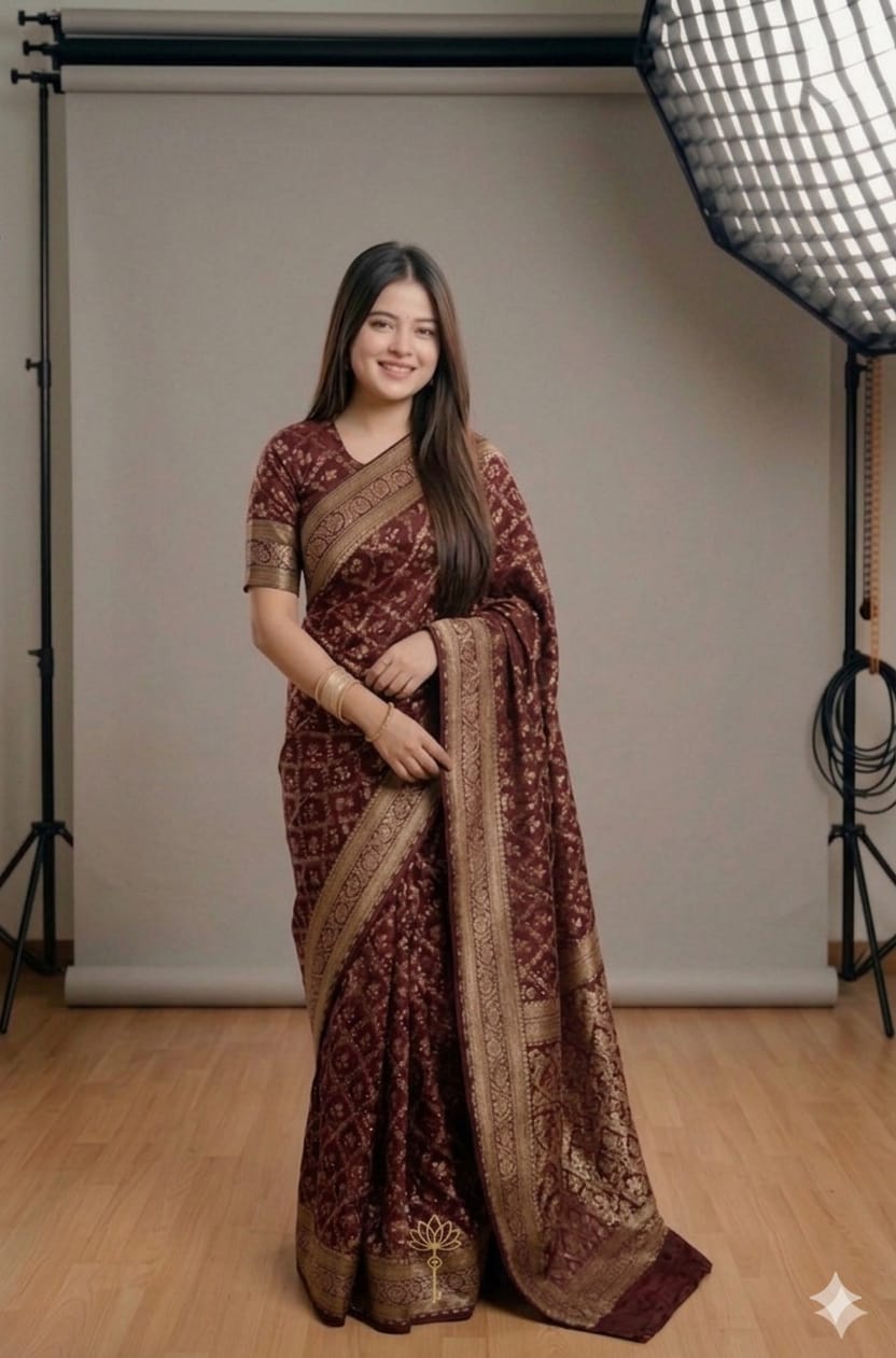 Japani Silk Sharee with Blouse Piece