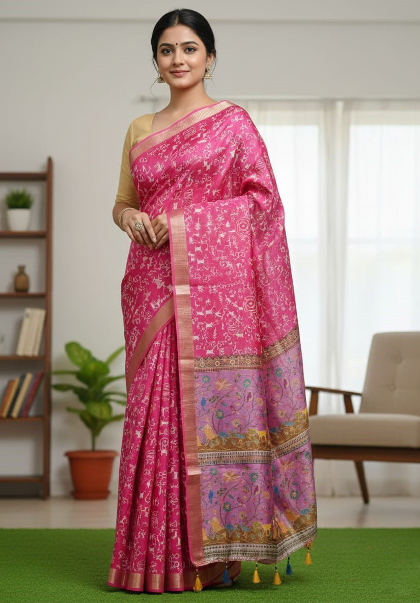 Kaftan Silk Sharee ছবি 8