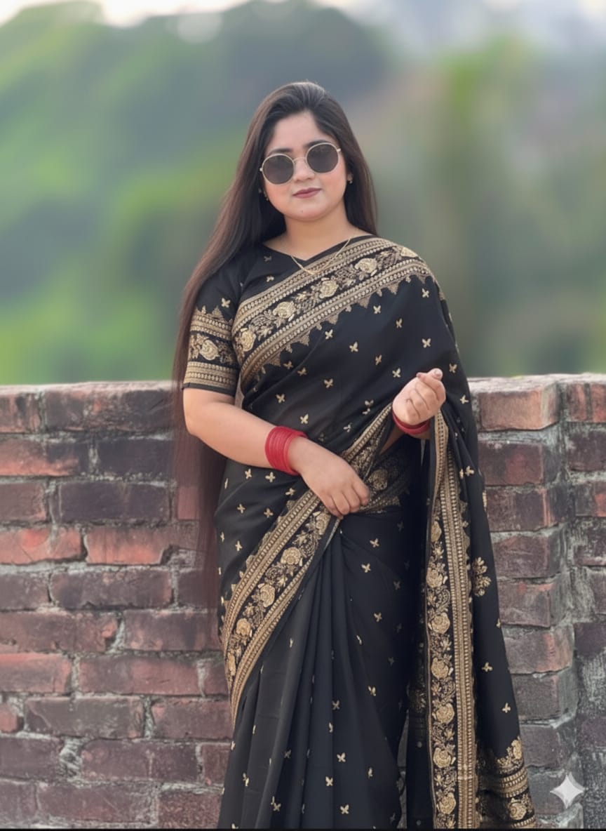 Japani Silk Sharee with Blouse Piece