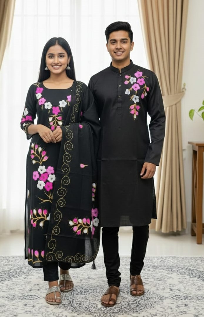 Block Print Three Piece ছবি 8