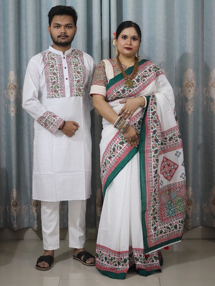 Sharee Panjabi Couple Set ছবি 13