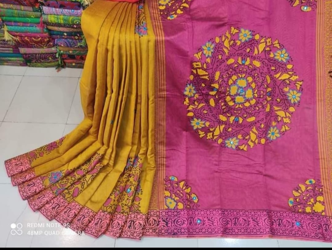এমব্রয়ডাড়ী ধুপিয়ানসিল্ক শাড়ী