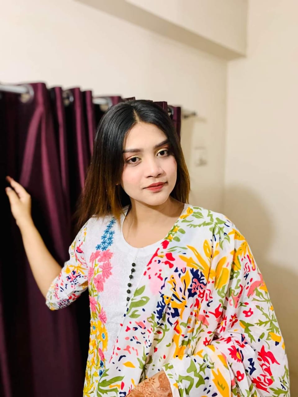 কটন থ্রি পিস ছবি 4