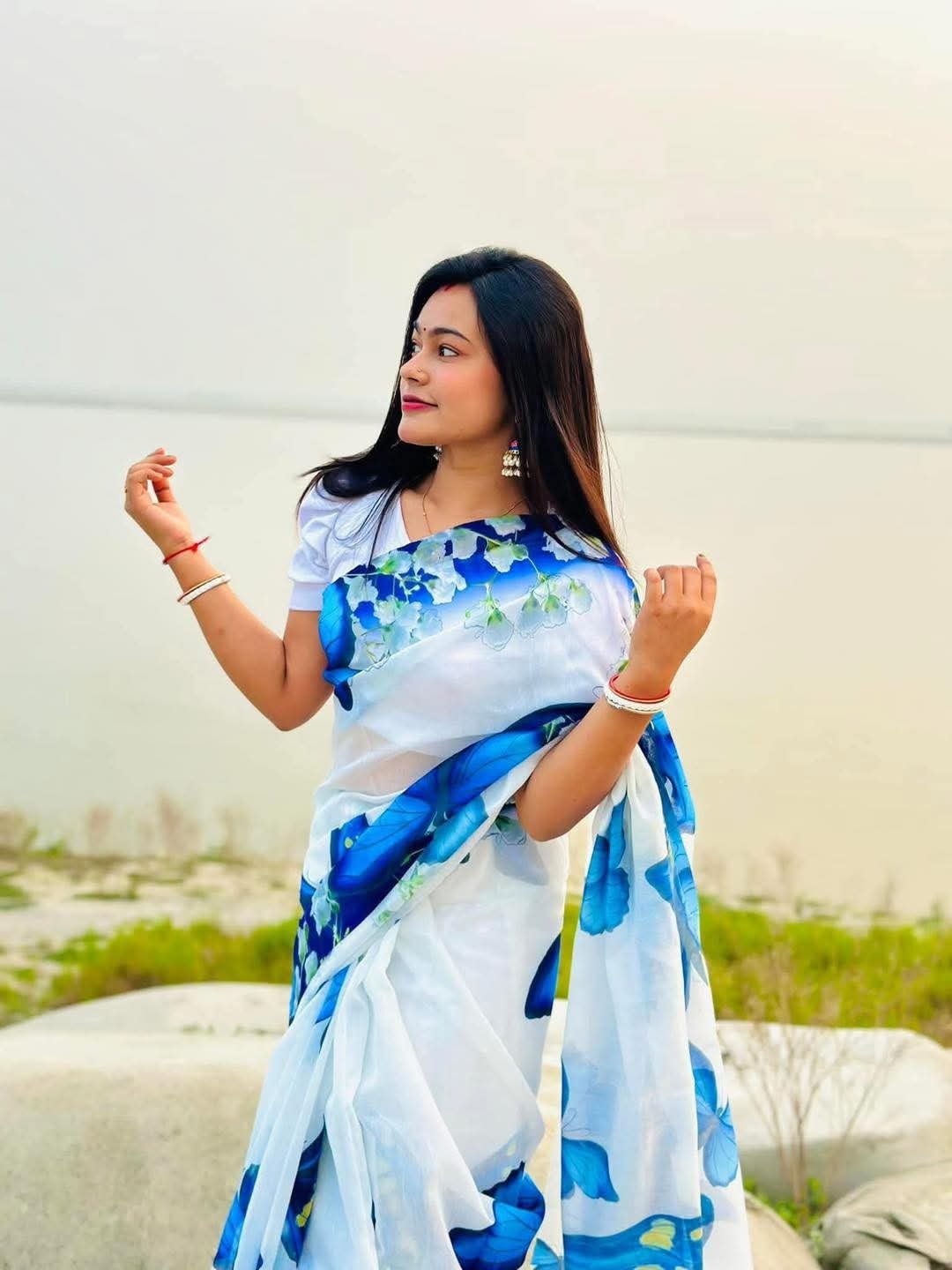 Chanderi silk sharee ছবি 2