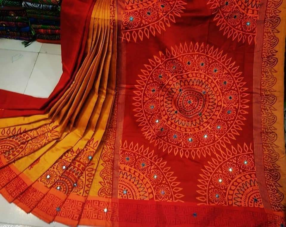 এমব্রয়ডাড়ী ধুপিয়ানসিল্ক শাড়ী