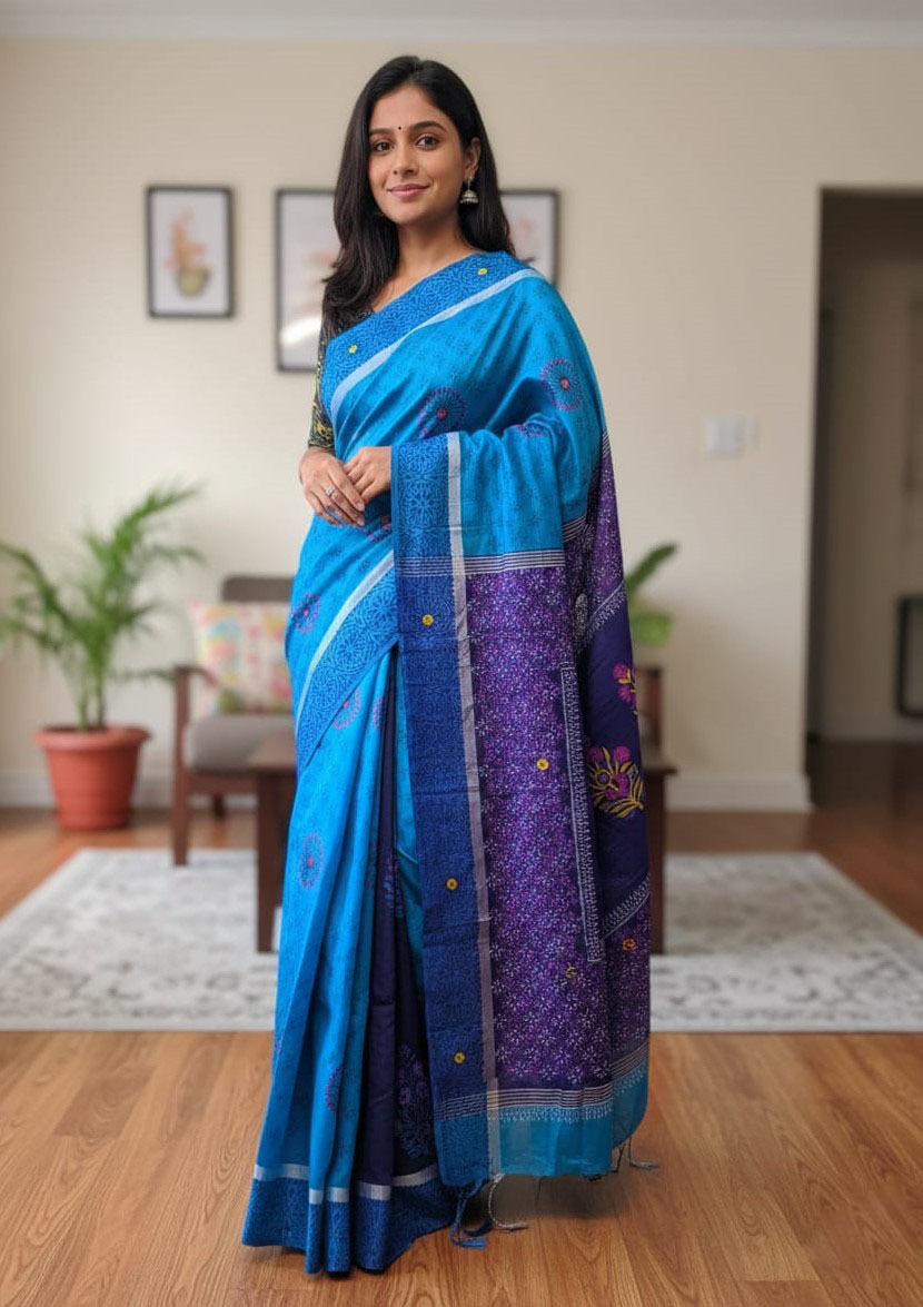 Premium Dhupiyan Silk Sharee ছবি 7