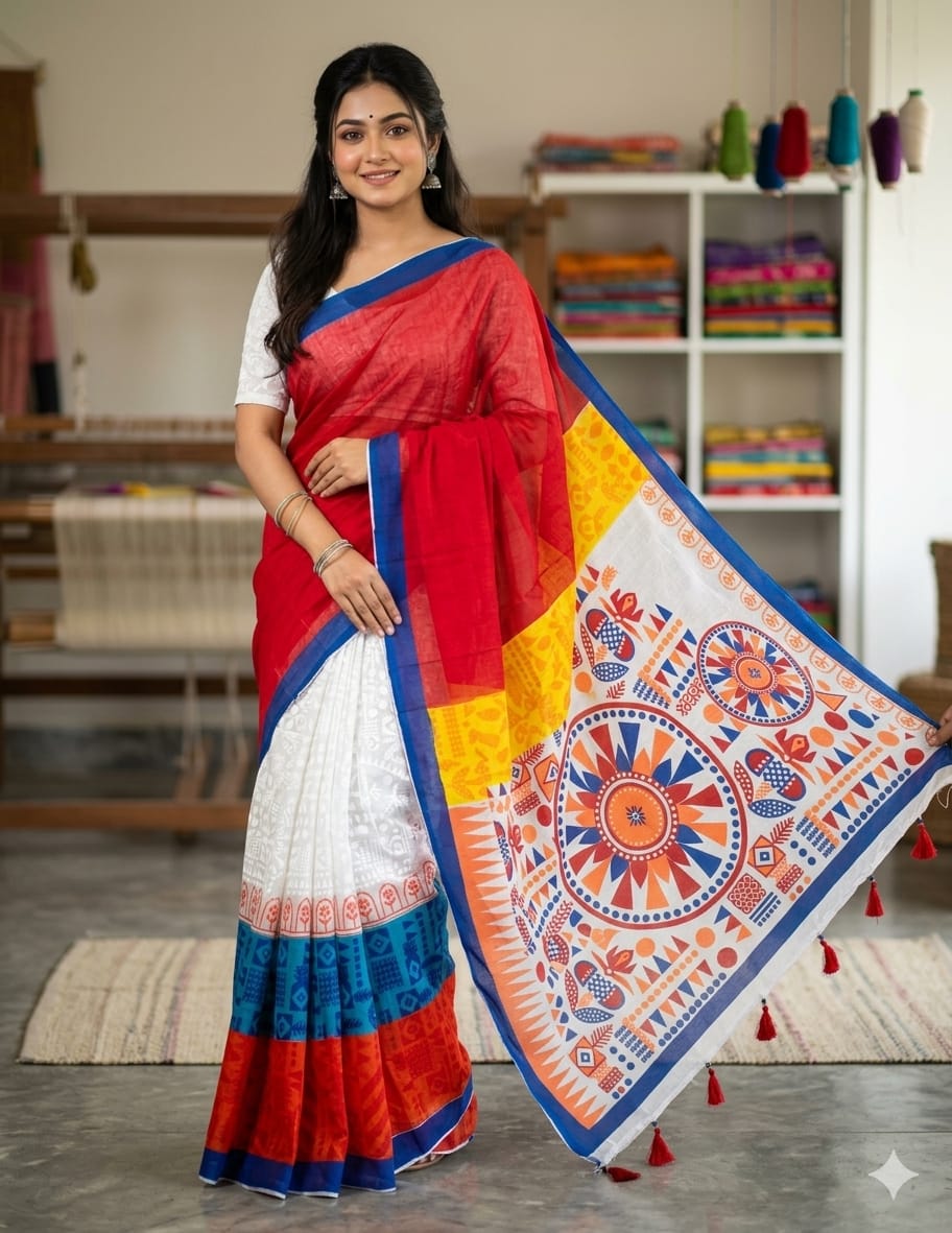 Boishakhi Sharee Collection (With Blouse Piece ছবি 10