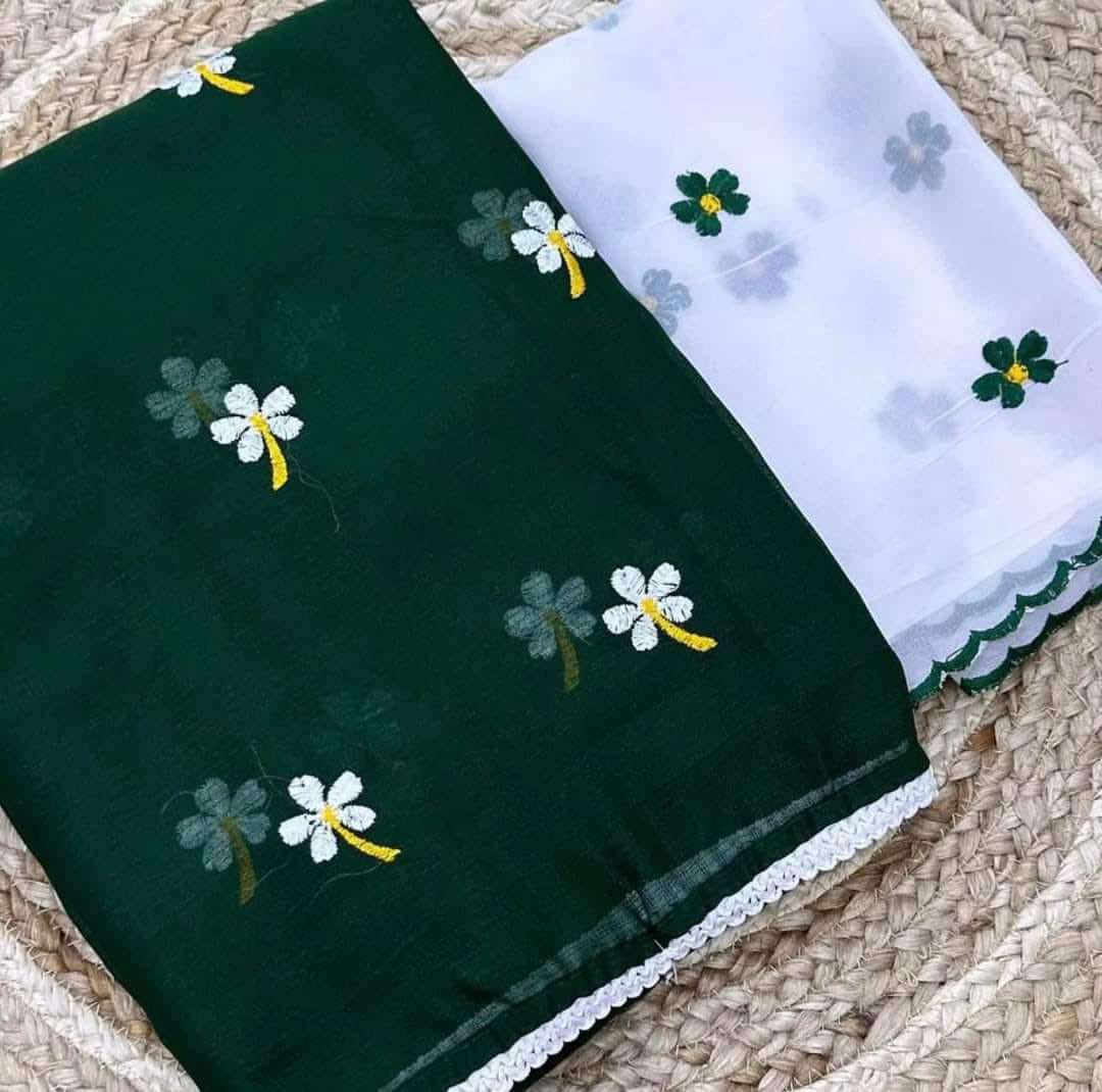Georgette Sharee With Blouse Piece