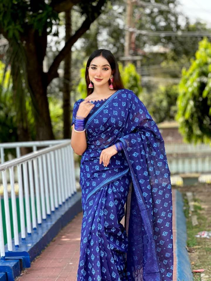 Arong Cotton Sharee ছবি 11