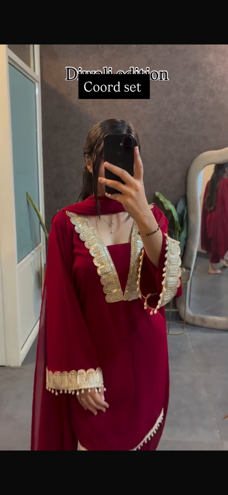 Georgette Sequence Three Piece ছবি 2