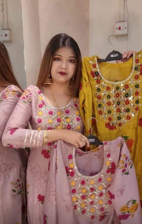 নায়রা কাট থ্রি পিস