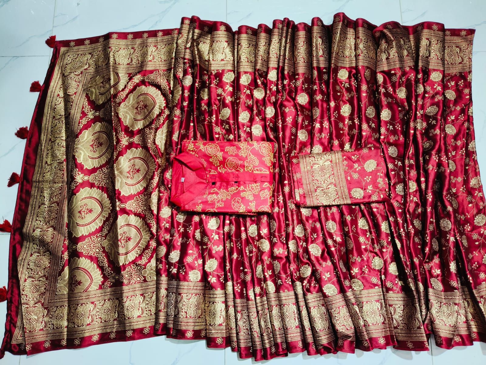 Sharee Panjabi Couple with Blouse Piece ছবি 13