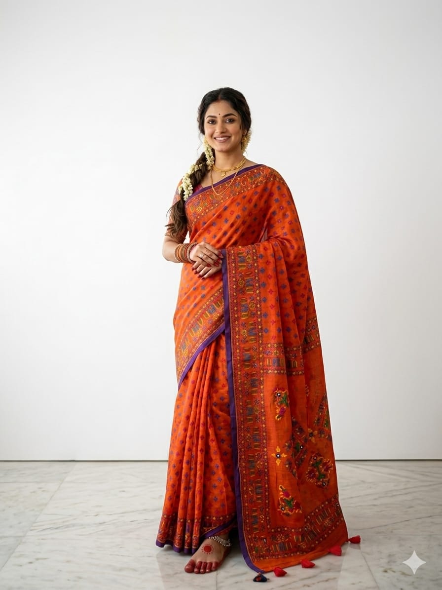 Tangail Batik Sharee ছবি 2