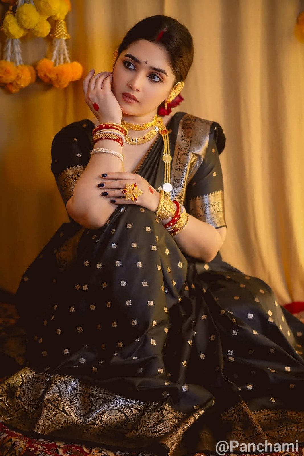 Dhupiyan Silk Sharee with Blouse Piece ছবি 3