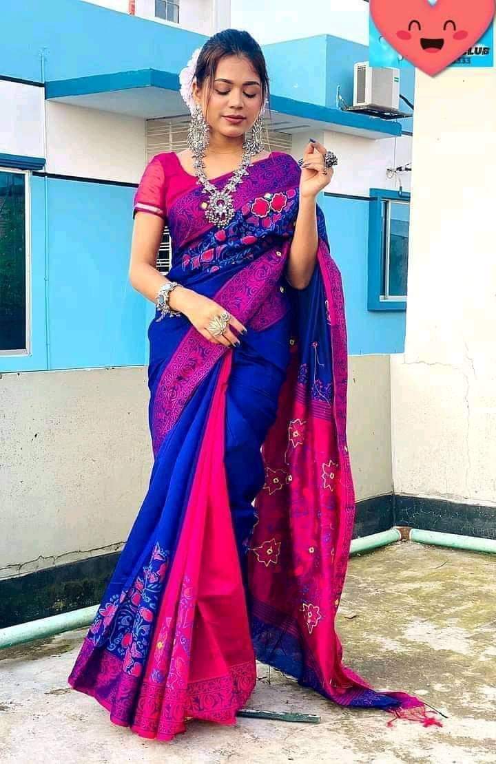 ধুপিয়ান সিল্ক শাড়ি