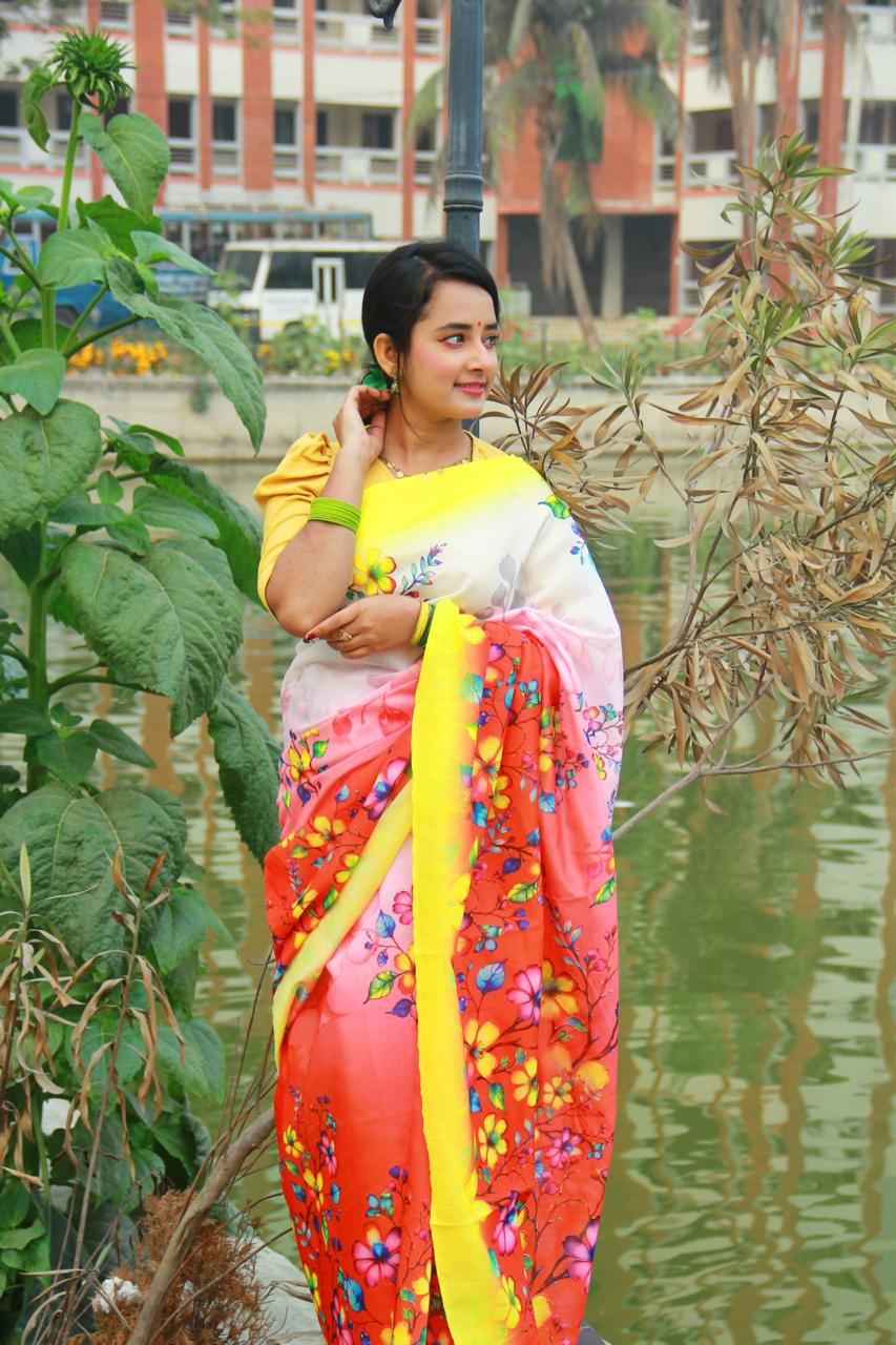 Half Silk Sharee