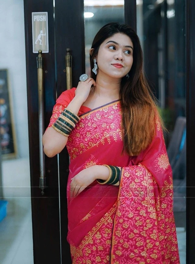 Kubari Silk Saree (With Blouse piece ) ছবি 2
