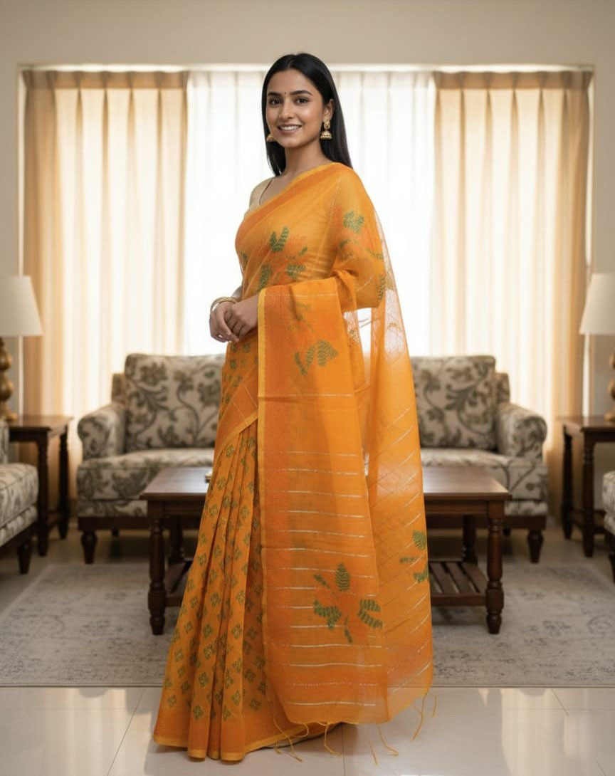 Half Silk Sharee ছবি 8