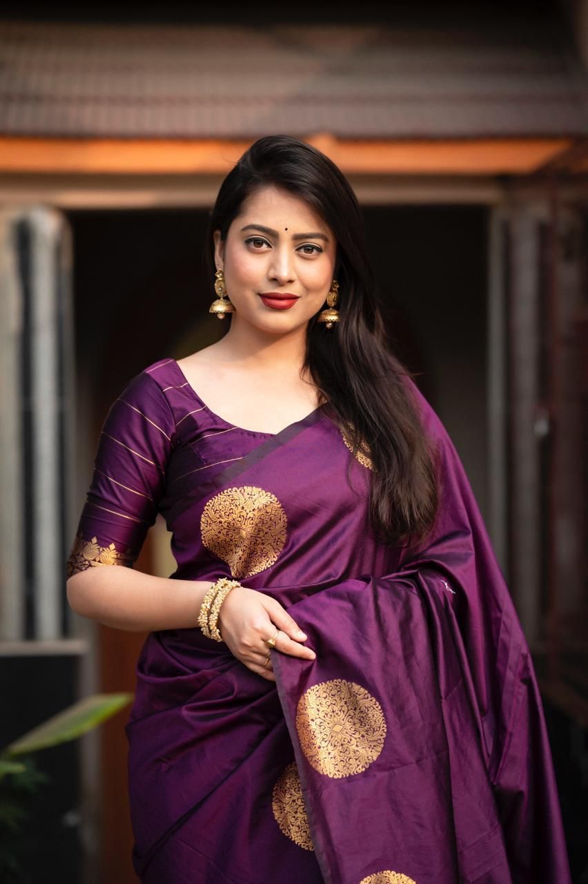 Silk Sharee with Blouse Piece ছবি 5
