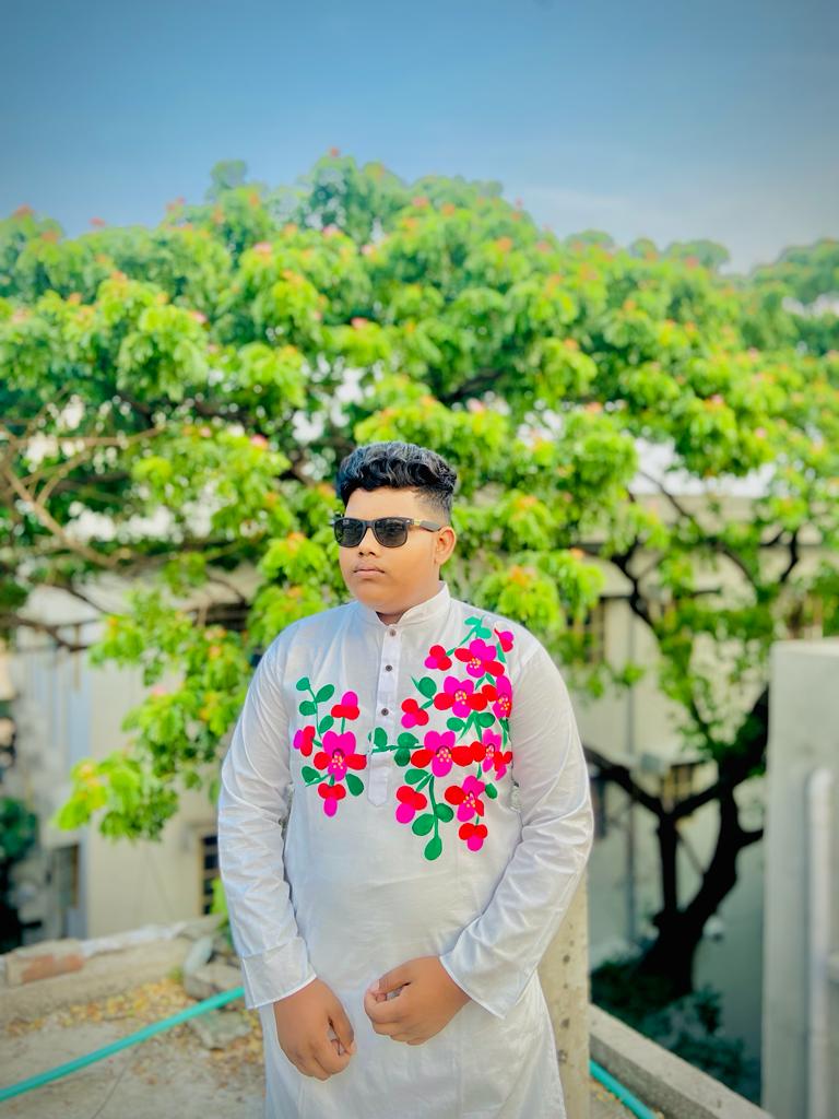Hand Print Couple Dress ছবি 16