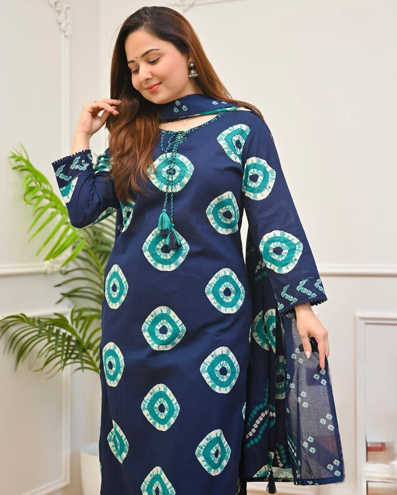 Cunri Print Three Piece