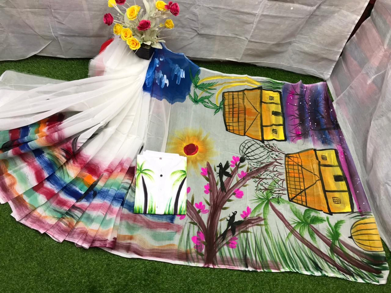 Exclusive Design Hand Print Couple Dress For Sweet Couple ছবি 16