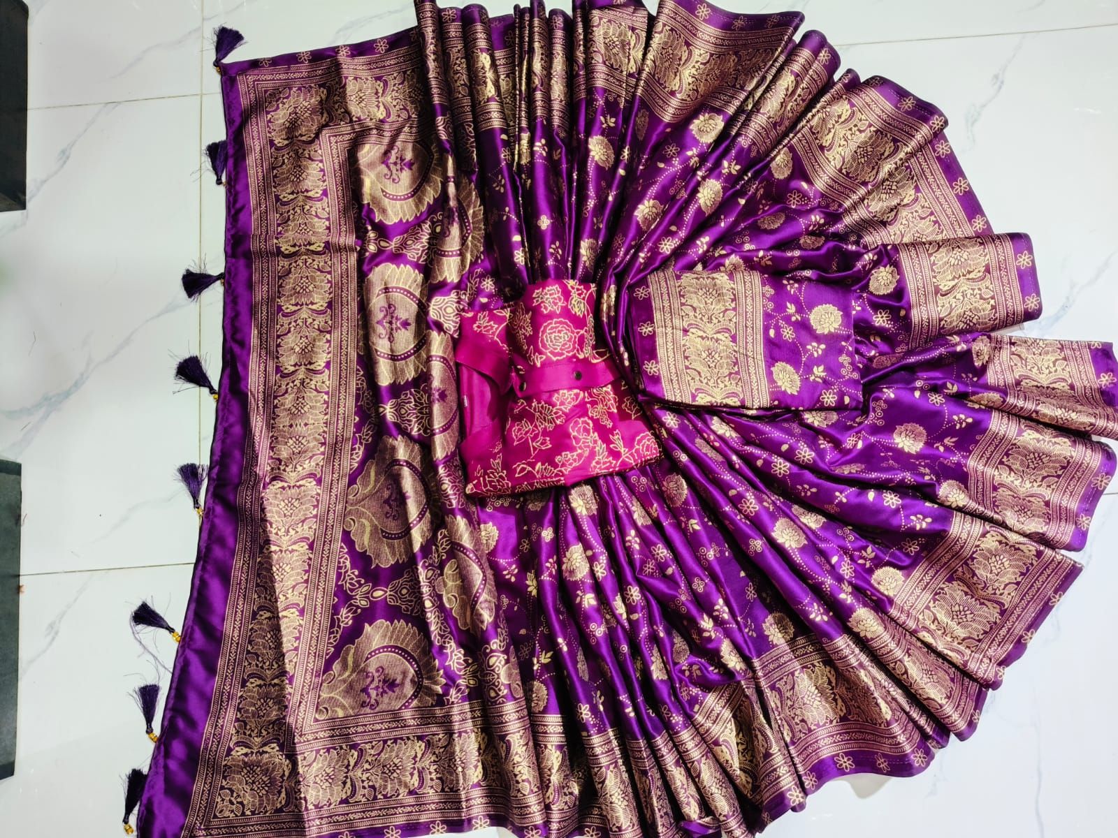 Sharee Panjabi Couple with Blouse Piece ছবি 11