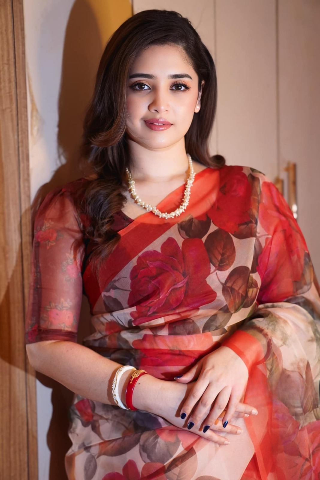 Digital Print Sharee with Blouse Piece ছবি 2
