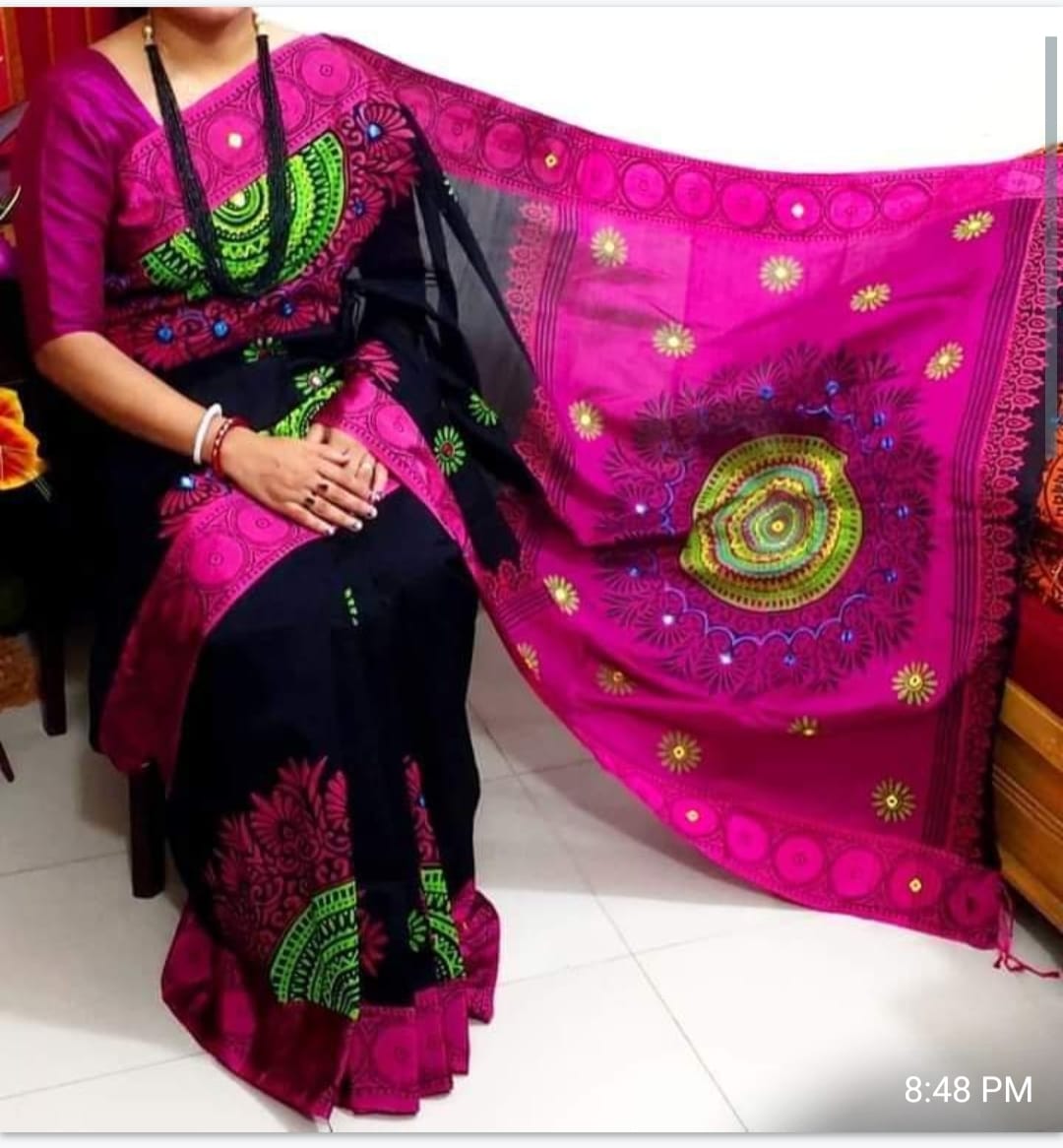 ধুপিয়ান সিল্ক শাড়ি