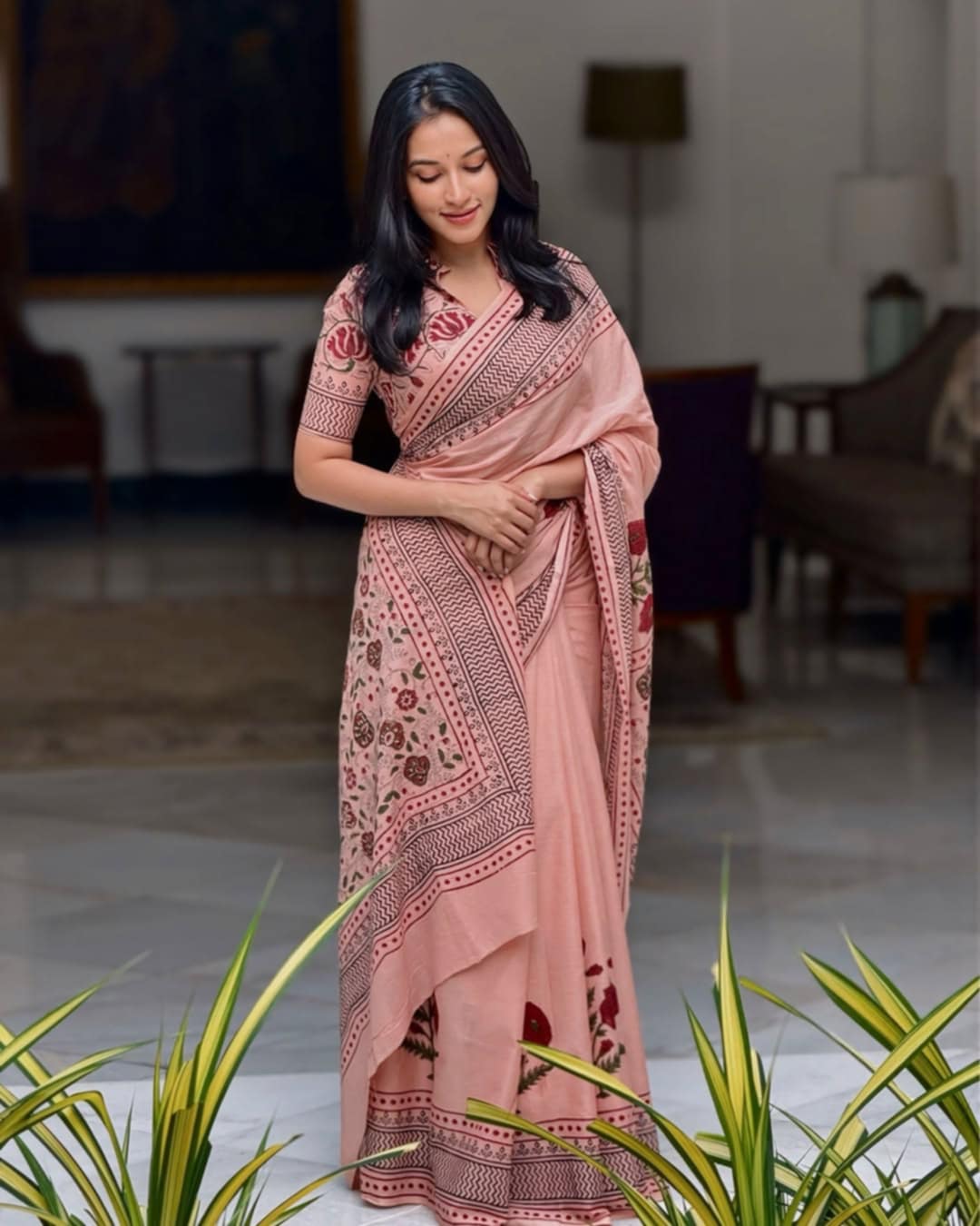 Premium Parsha Sharee with Blouse Piece