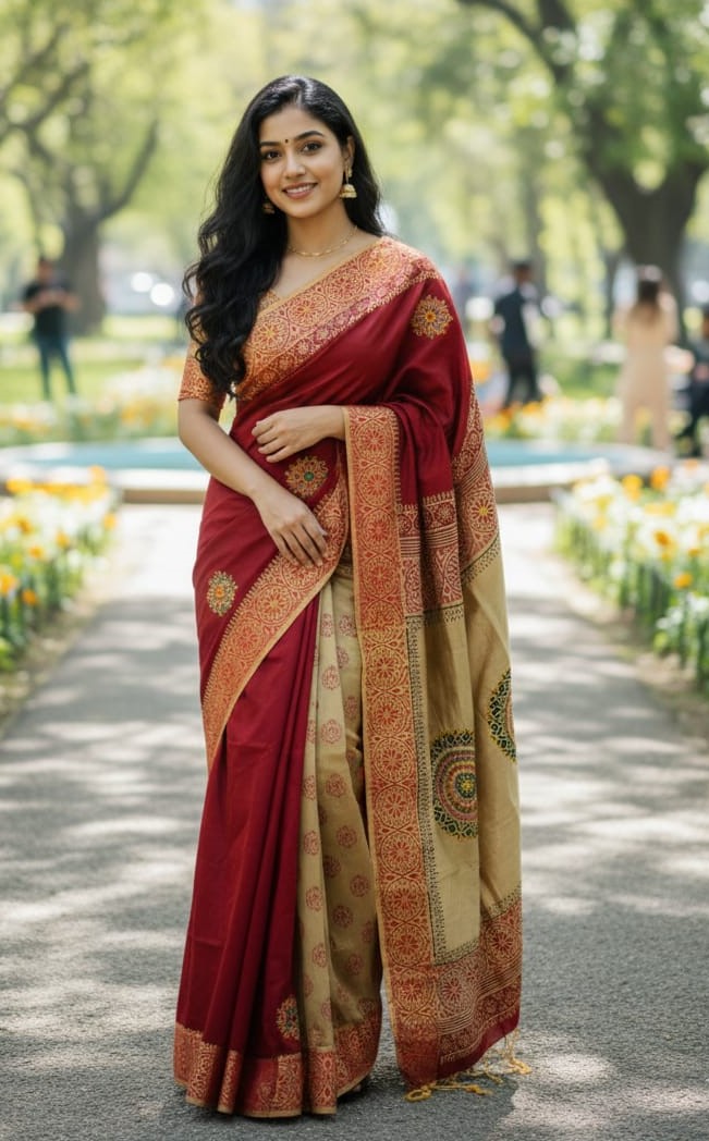Premium Dhupiyan Silk Sharee ছবি 4
