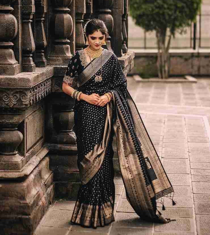 Afsan Print Sharee with Blouse Piece ছবি 2