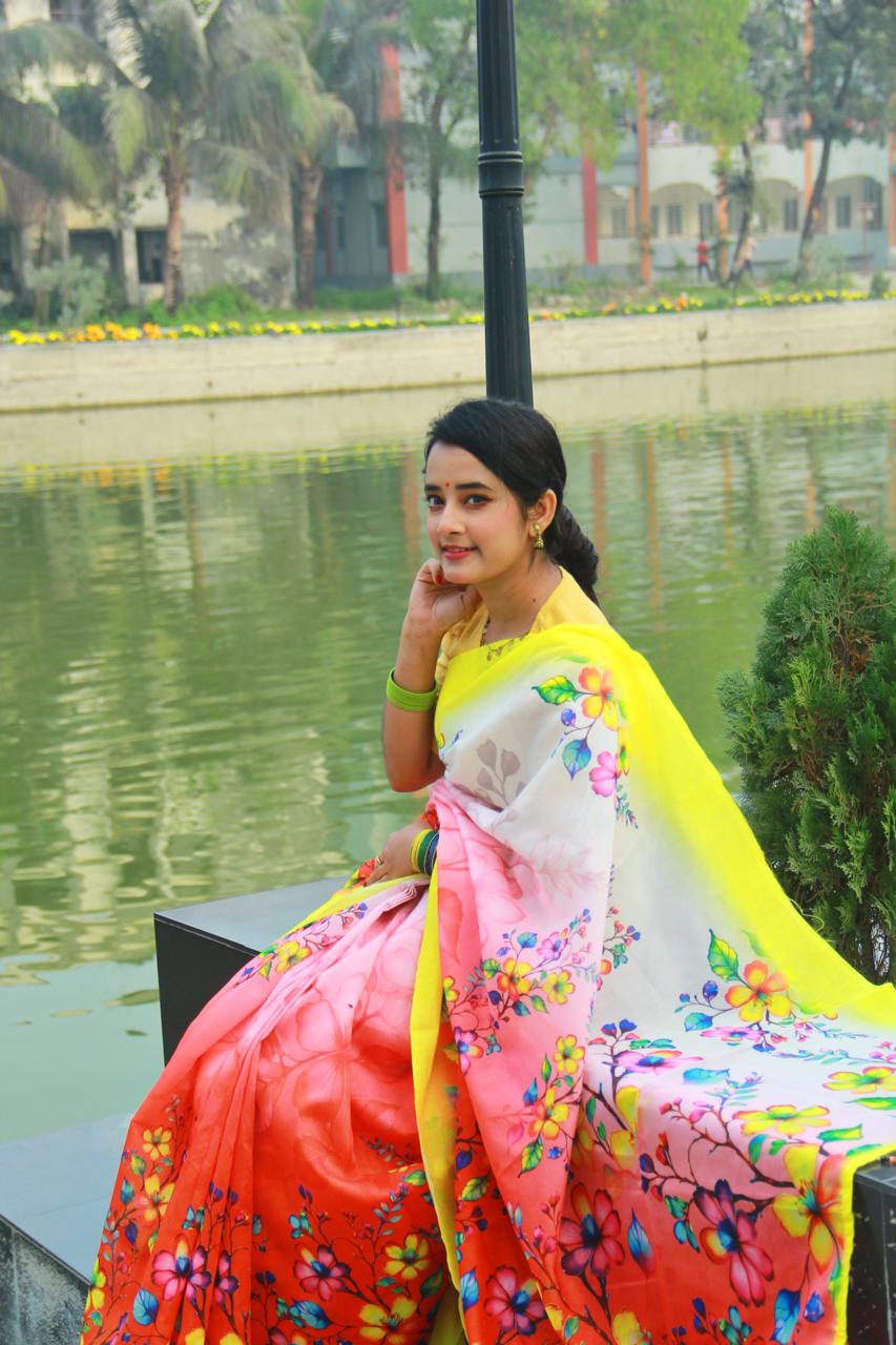Half Silk Sharee