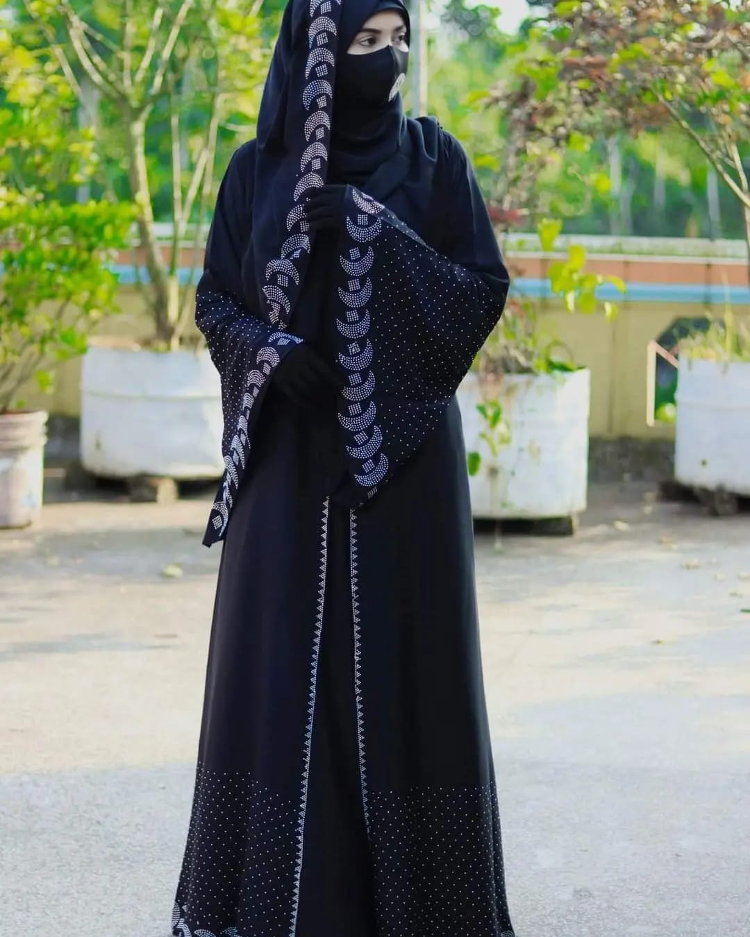 Stone Koti Borka with Hijab ছবি 2