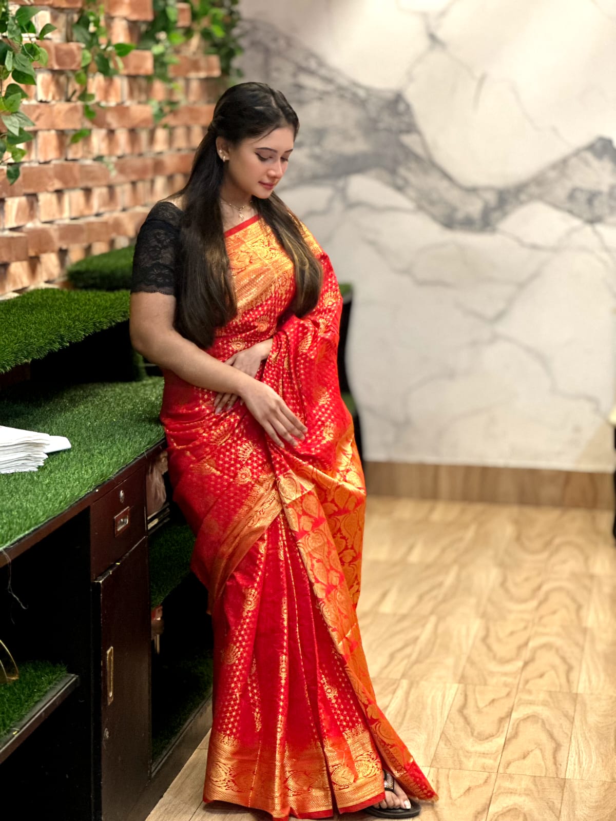 কাতান বেনারসি শাড়ি ছবি 4