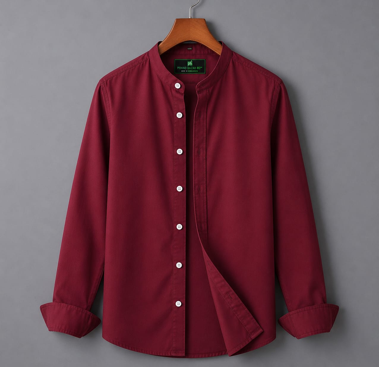 Premium Oxford Cotton Solid Shirt ছবি 5