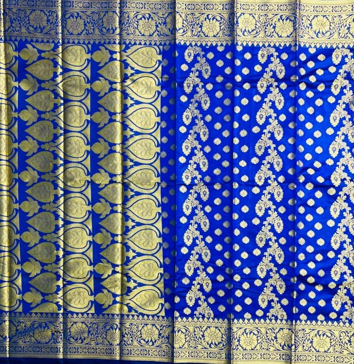 সিল্ক কাতান শাড়ি ছবি 10