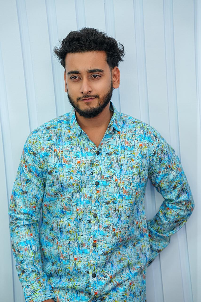 Digital Print Cotton Shirt