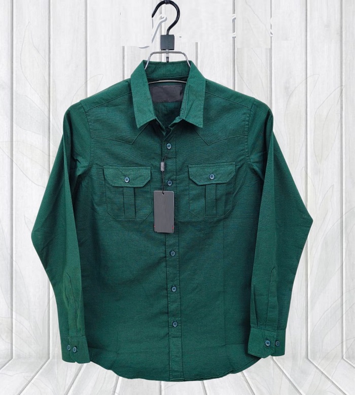 Premium Lap Seam Double Pocket Shirt ছবি 9