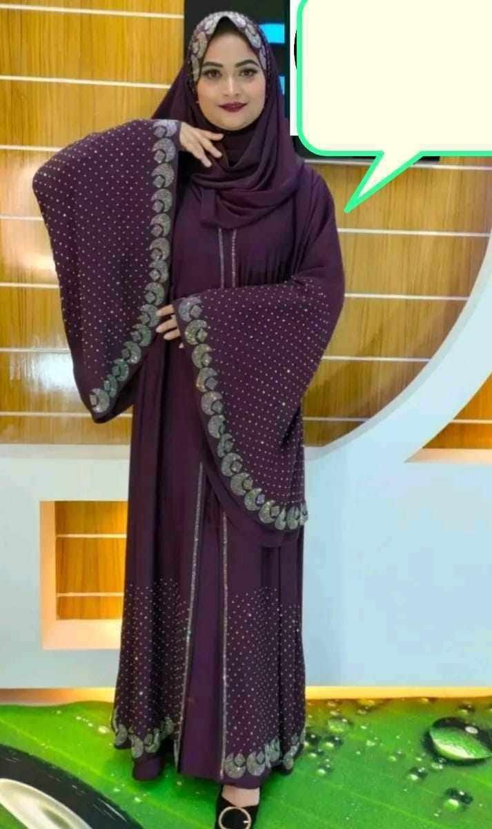 Stone Koti Borka with Hijab ছবি 4